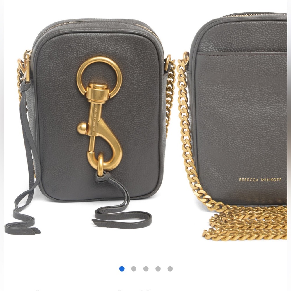 Rebecca Minkoff Lou Pebbled Leather Crossbody 🌚